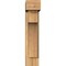 Ekena Millwork Westlake Block Rough Sawn Bracket w/ Offset Brace, Western Red Cedar, 6"W x 16"D x 28"H BKT0604X16X28WTL05RWR - alternate 4